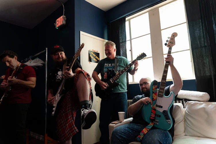 Adult Program musicians at School of Rock Vancouver
