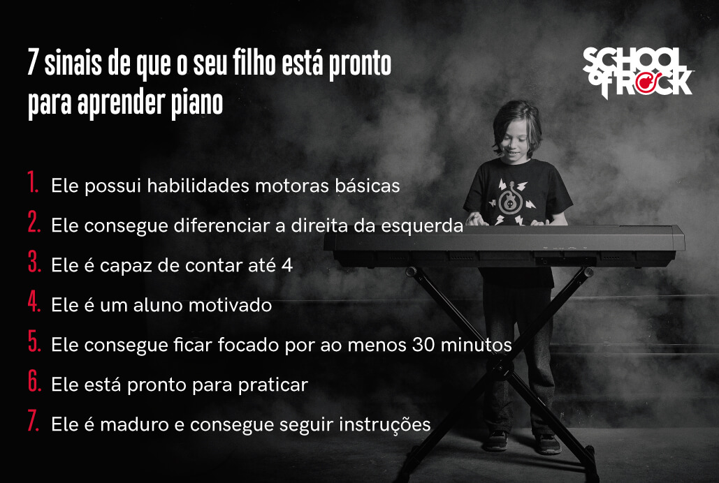 Por que incentivar crianças a fazerem aulas de piano?