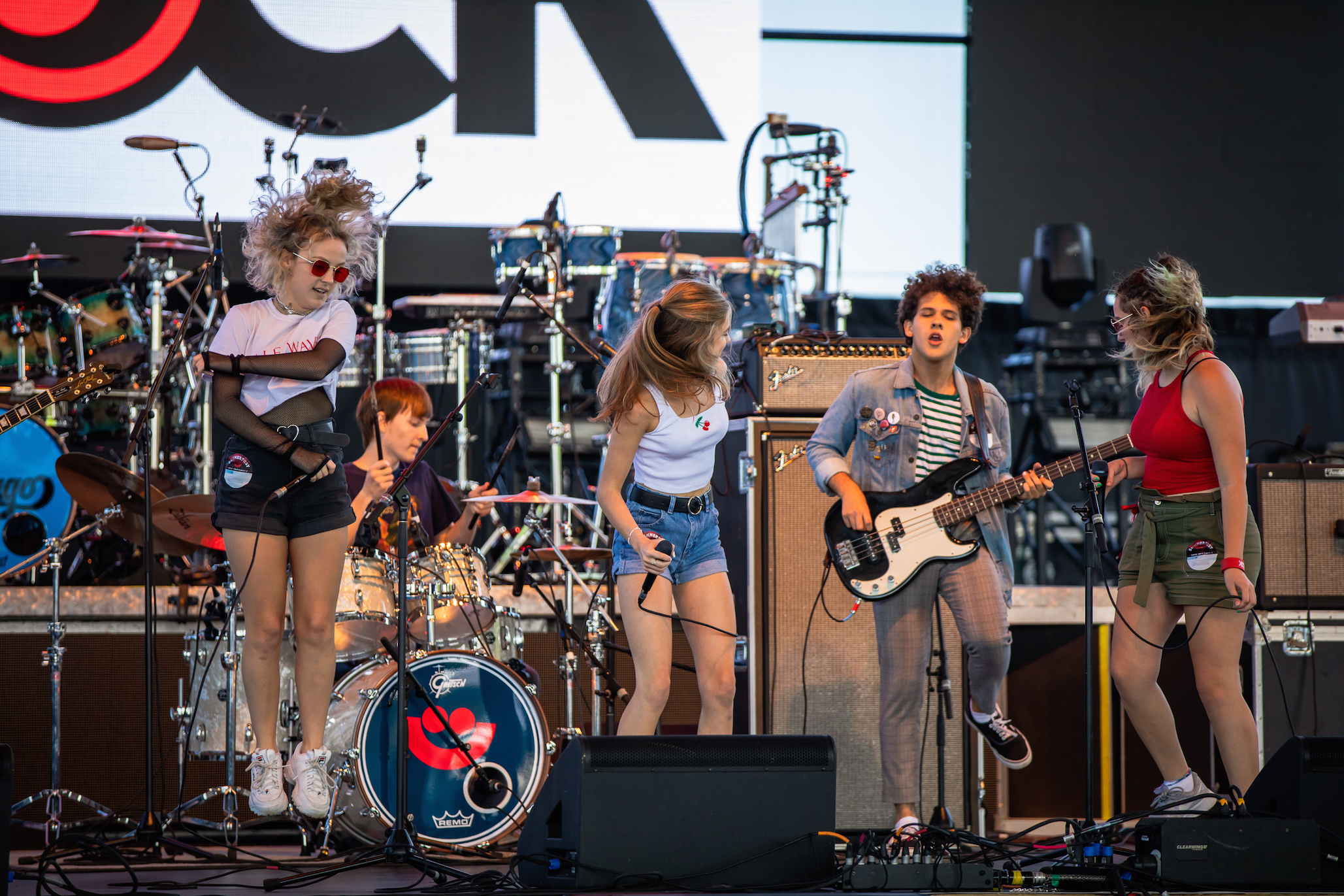 School of Rock students performing at Summerfest