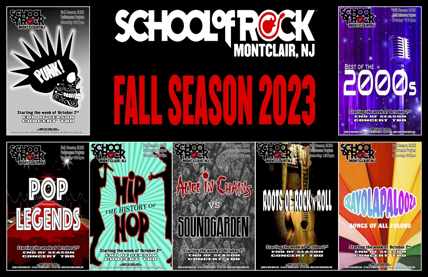 2023 Fall Season Performance Program