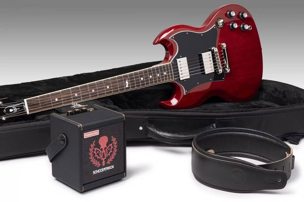 The School of Rock Limited Edition Gibson SG Standard Guitar bundle