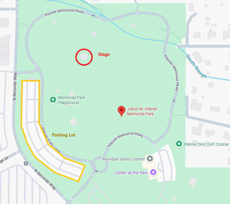 image: traffic map of Kleiner Park