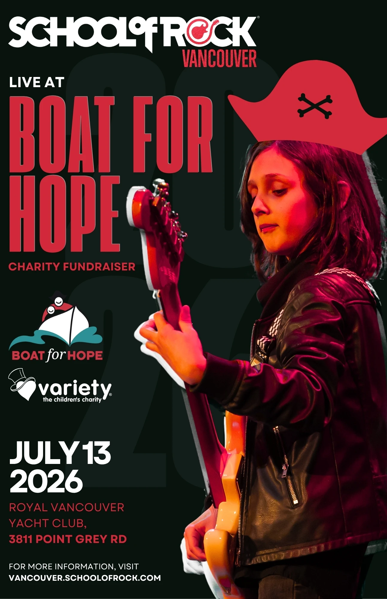 Boat For Hope Event Poster