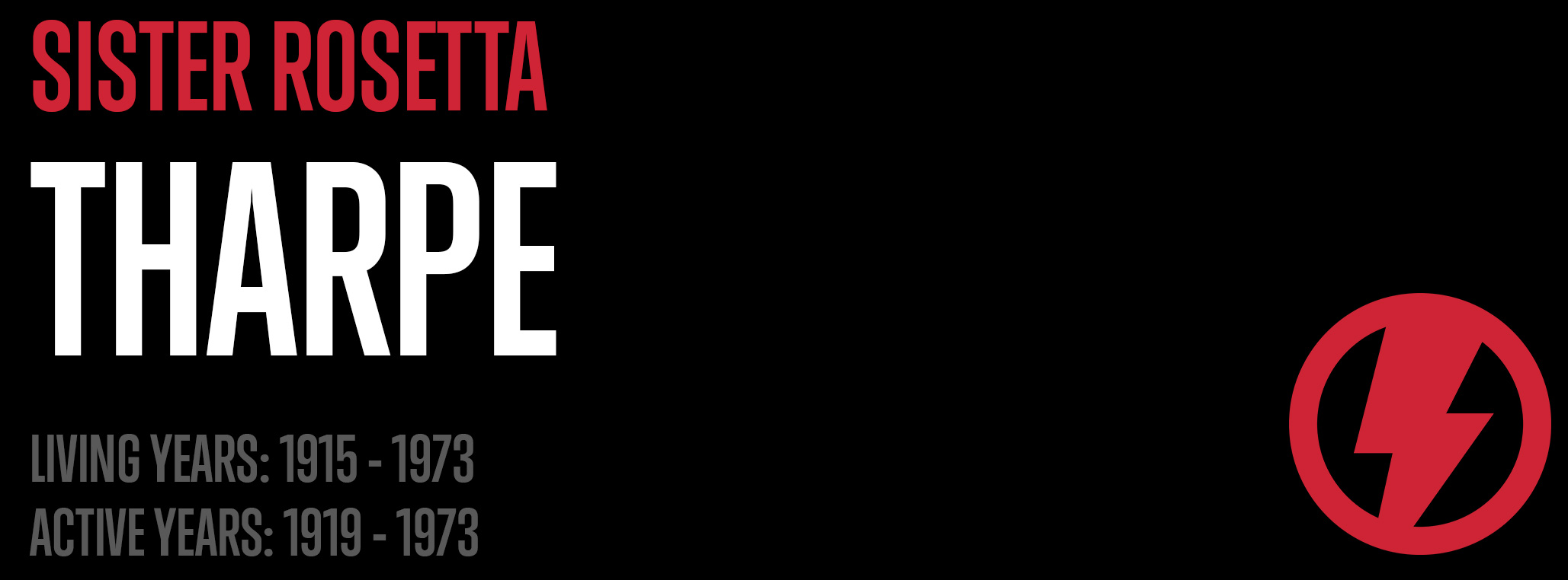 Sister Rosetta Tharpe