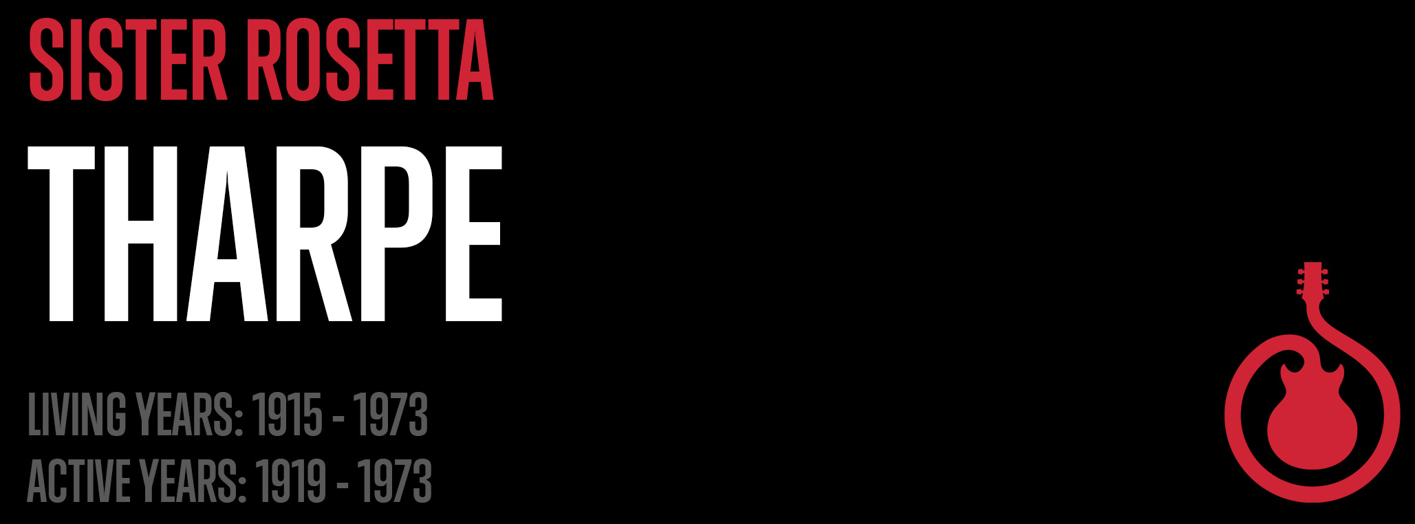 SISTER ROSETTA THARPE
