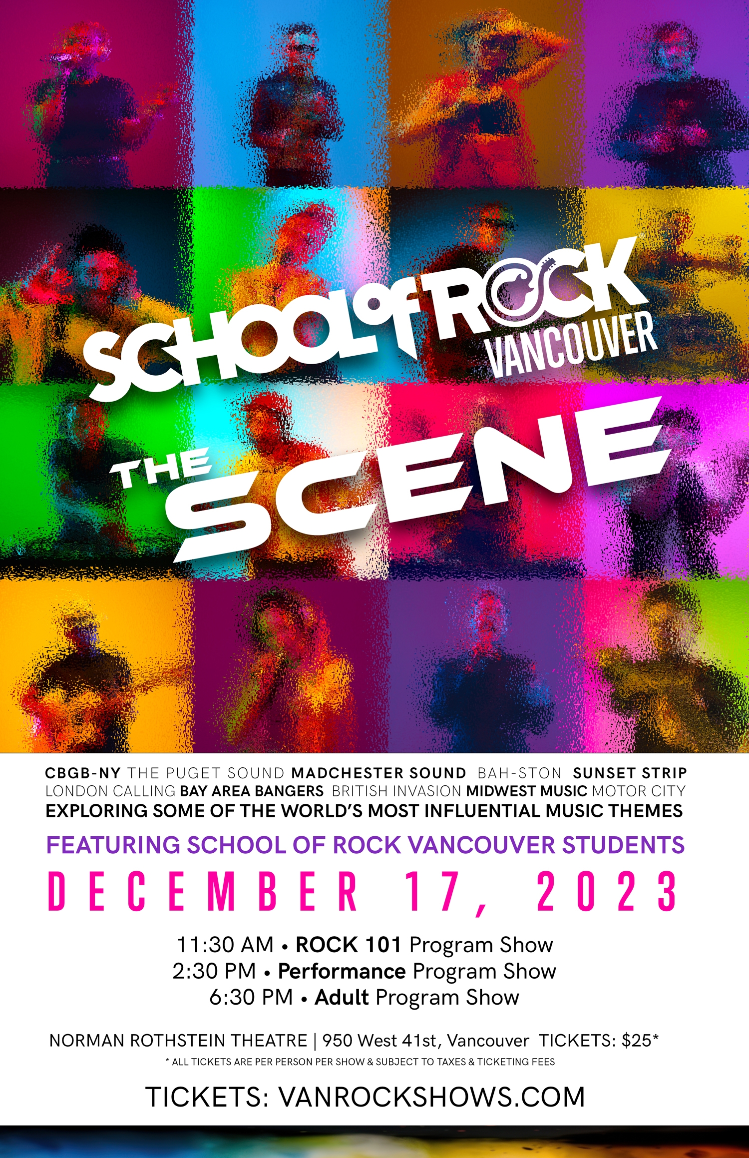 The Scene Concert Poster