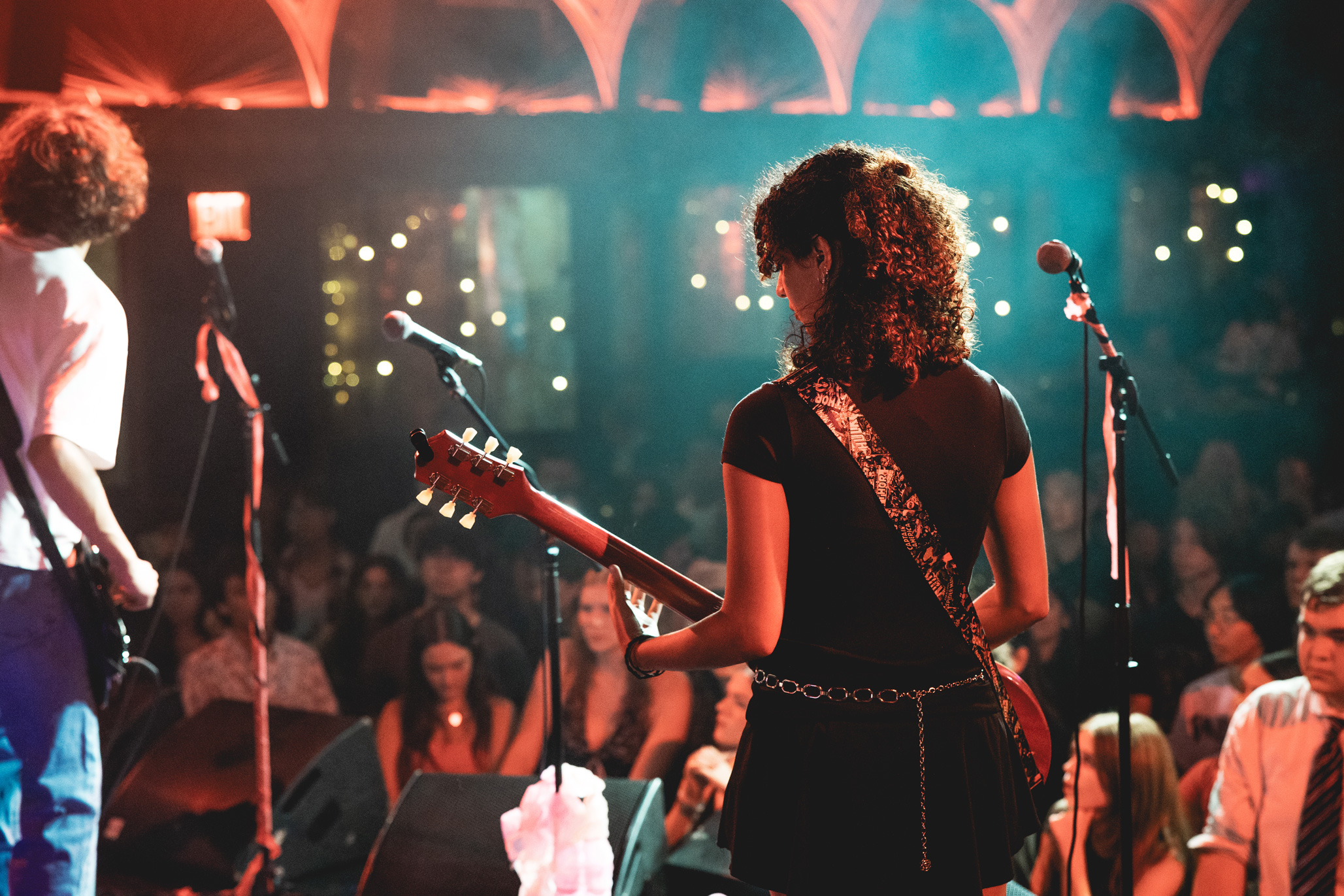 School of Rock students performing on stage