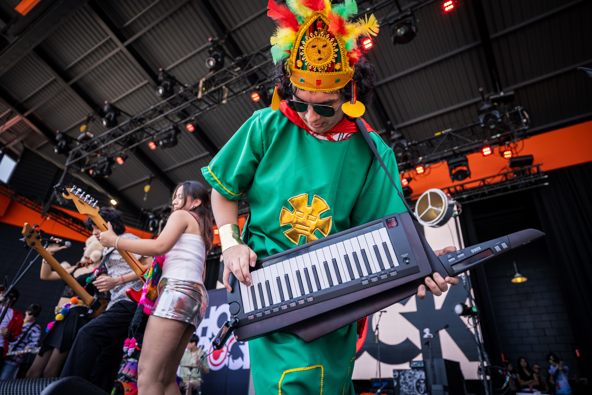 School of Rock Students Performing on Stage