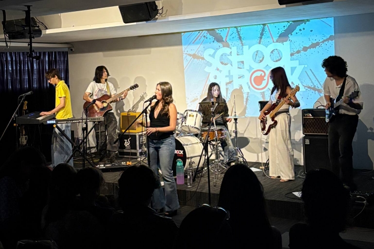 House Band: los alumnos más avanzados de School of Rock Pedregal, la mejor escuela de música de la Ciudad de México.