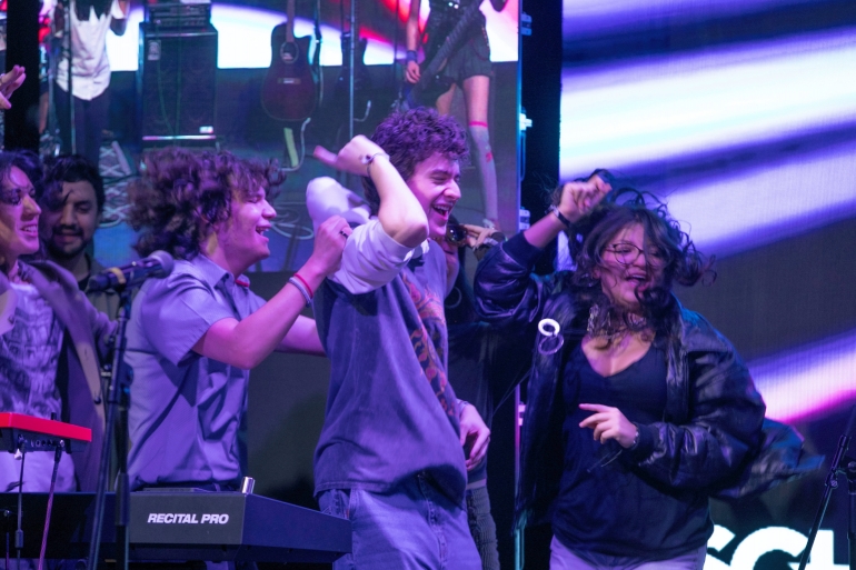 Los alumnos aprenden y se divierten en School of Rock Pedregal, la mejor escuela de música de ls Ciudad de México.