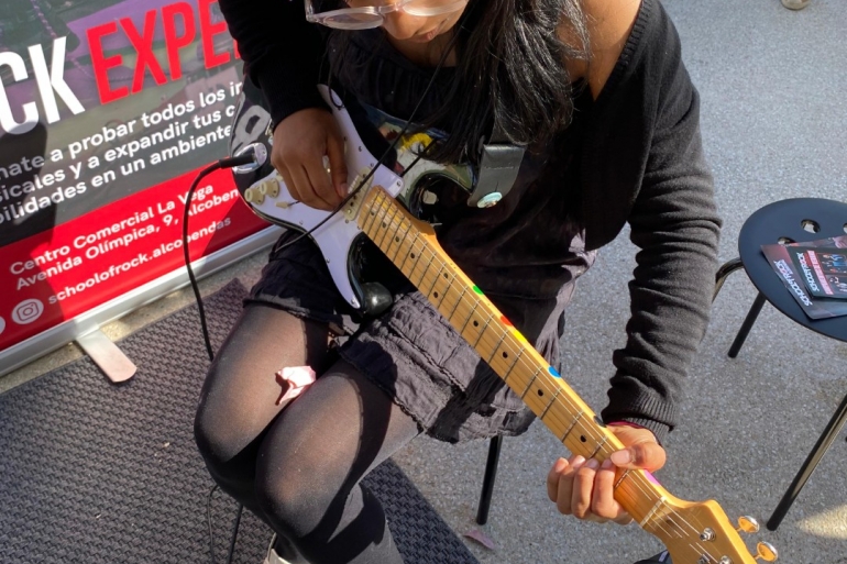 School of Rock Alcobendas en el Youth Music Fest del Colegio St George