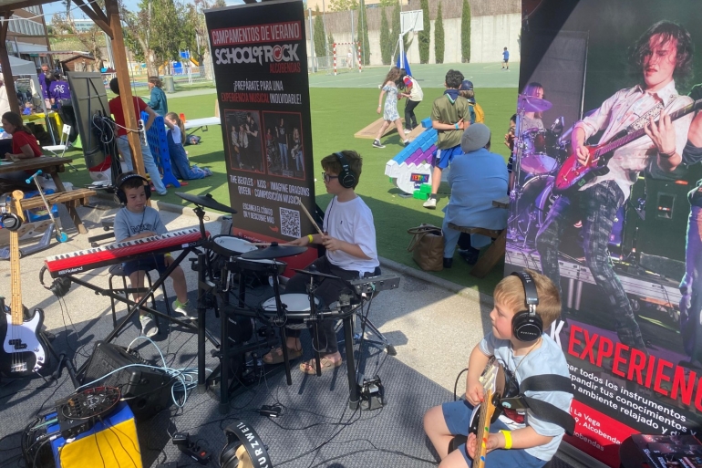School of Rock Alcobendas en el Youth Music Fest del Colegio St George