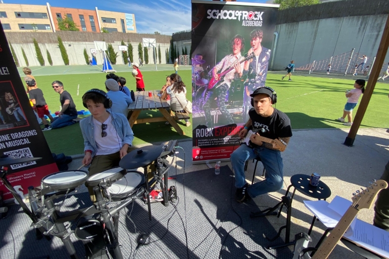 School of Rock Alcobendas en el Youth Music Fest del Colegio St George