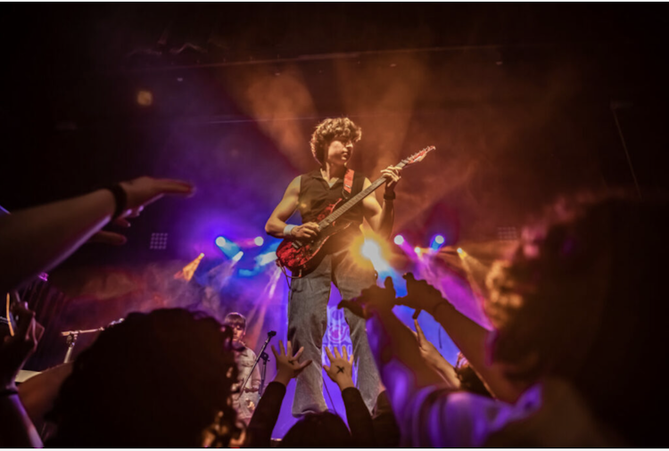 A School of Rock metal show at the Aggie Theatre.
