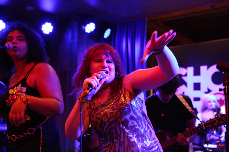 School of Rock Students Performing on Stage