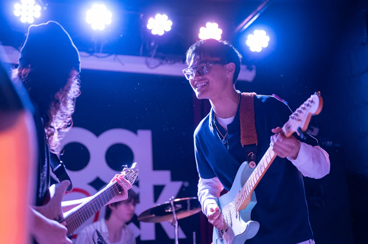 School of Rock Students Performing on Stage
