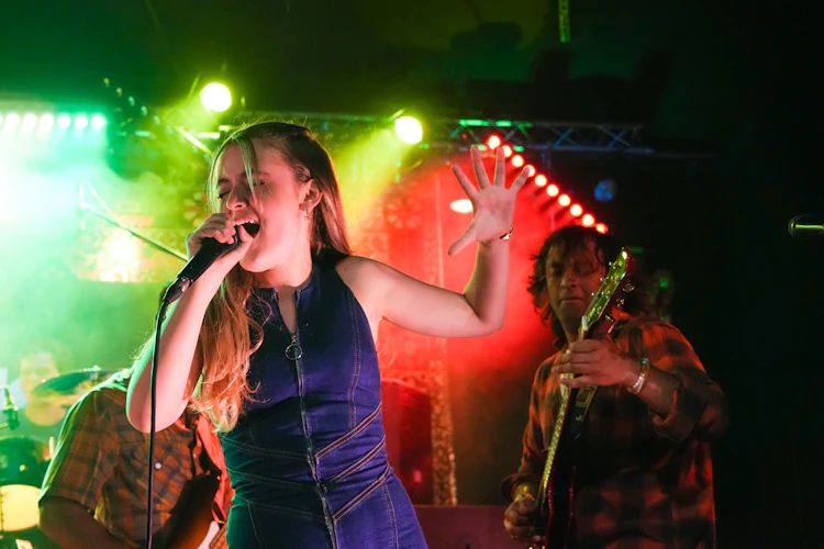 School of Rock Students Performing on Stage