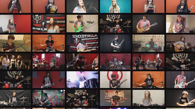 Alunos da School of Rock ao Redor do Mundo Gravam 