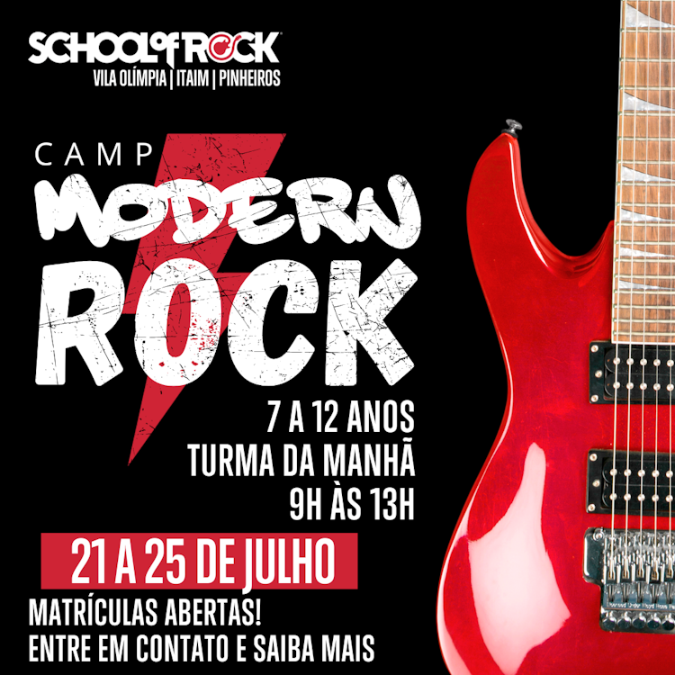 CAMP MODERN ROCK JULHO 2025 TURMA MANHÃ