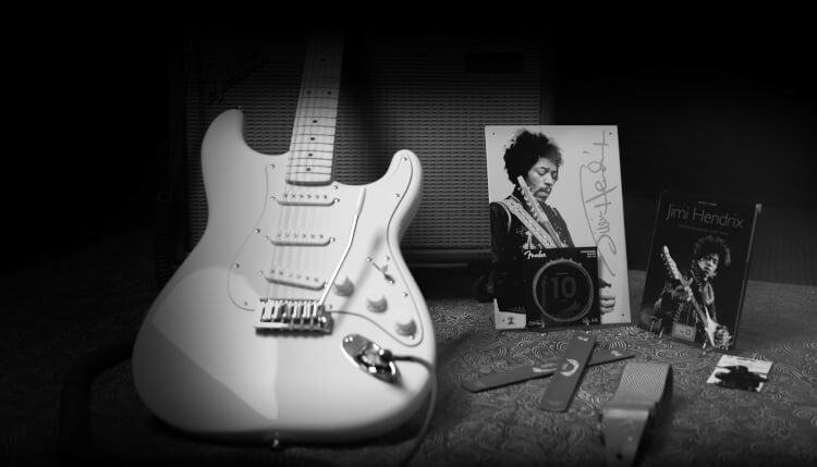 Jimi Hendrix 80th Birthday Tribute Guitar Bundle