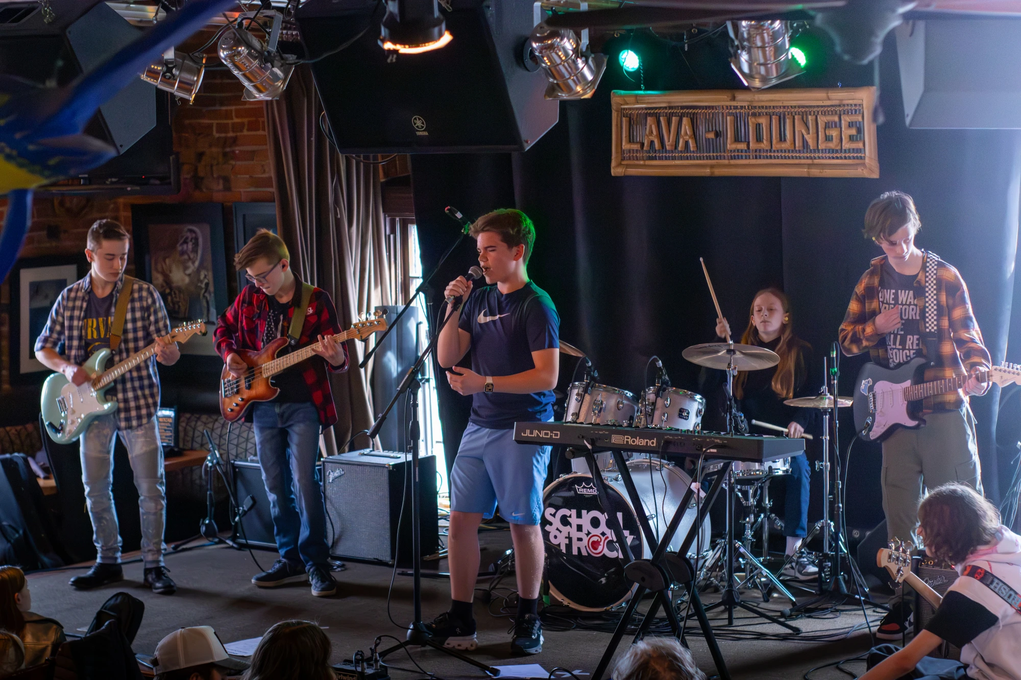 Learn to play live on stage at School of Rock Meridian