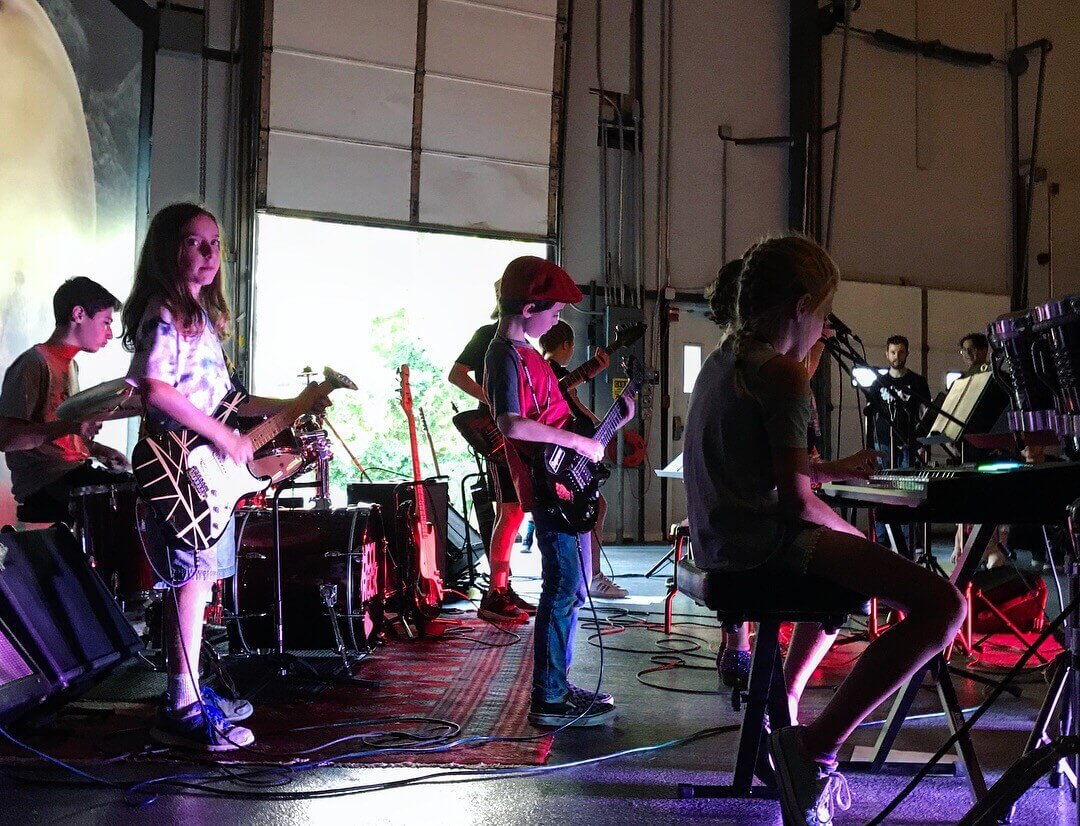 Our British Invasion Camp performs at Exhibit 'A' Brewing Company.