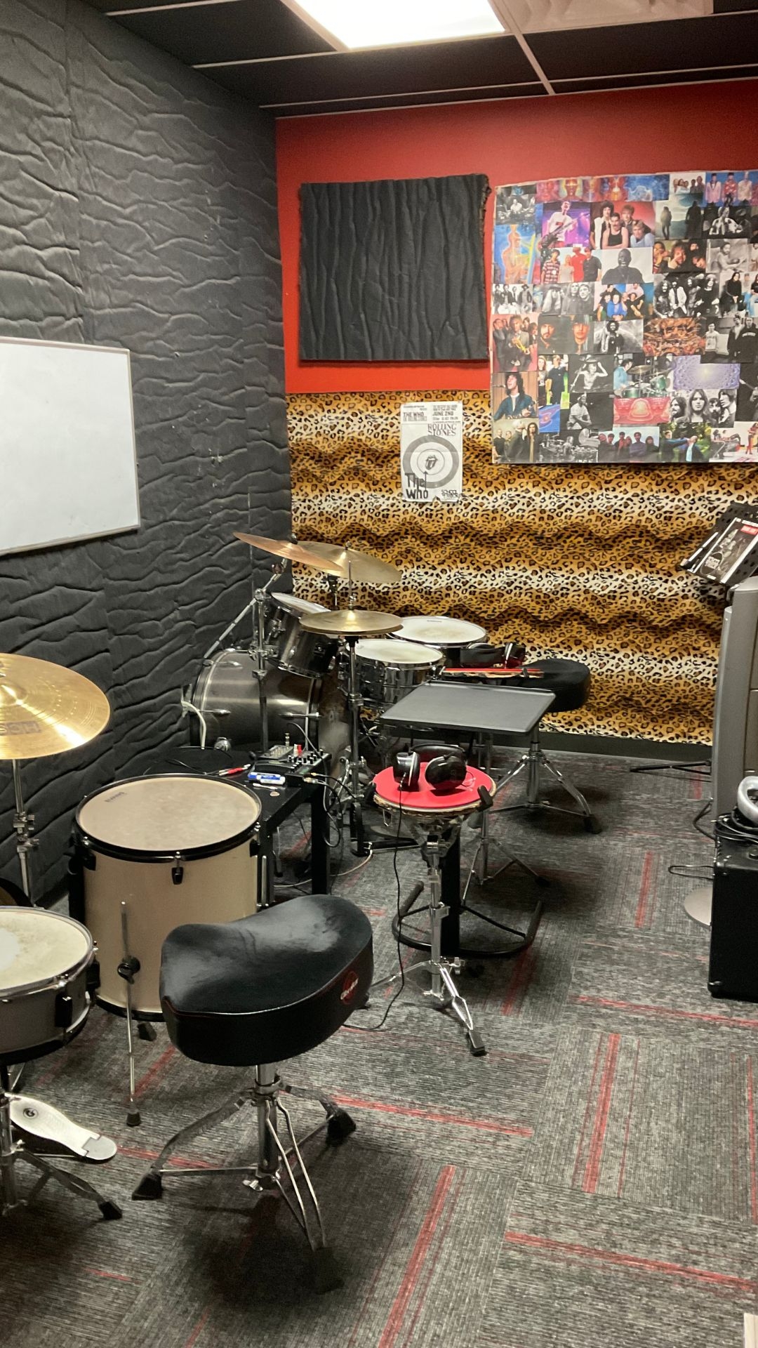 Drum lesson room