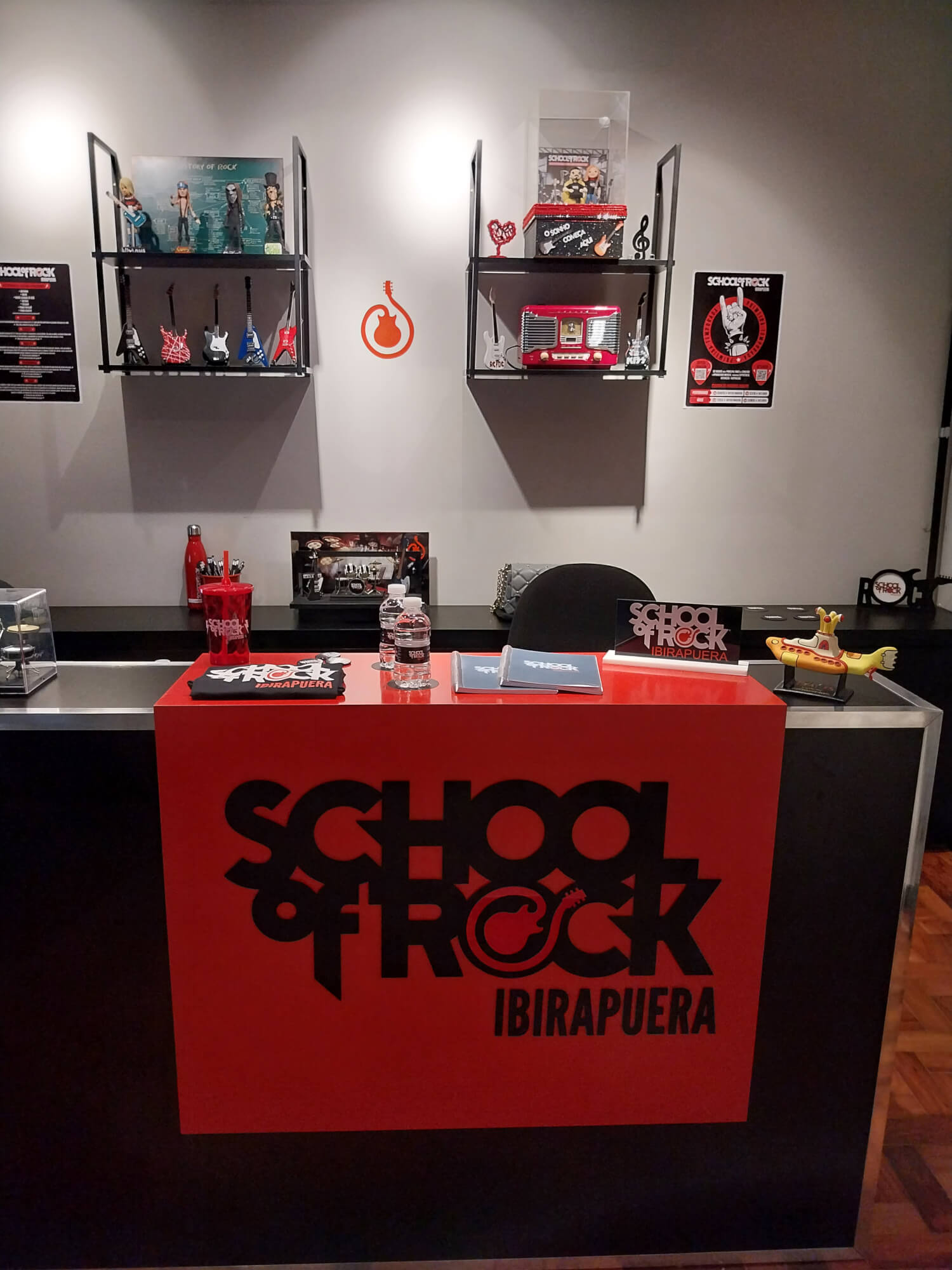 Recepção School of Rock Ibirapuera