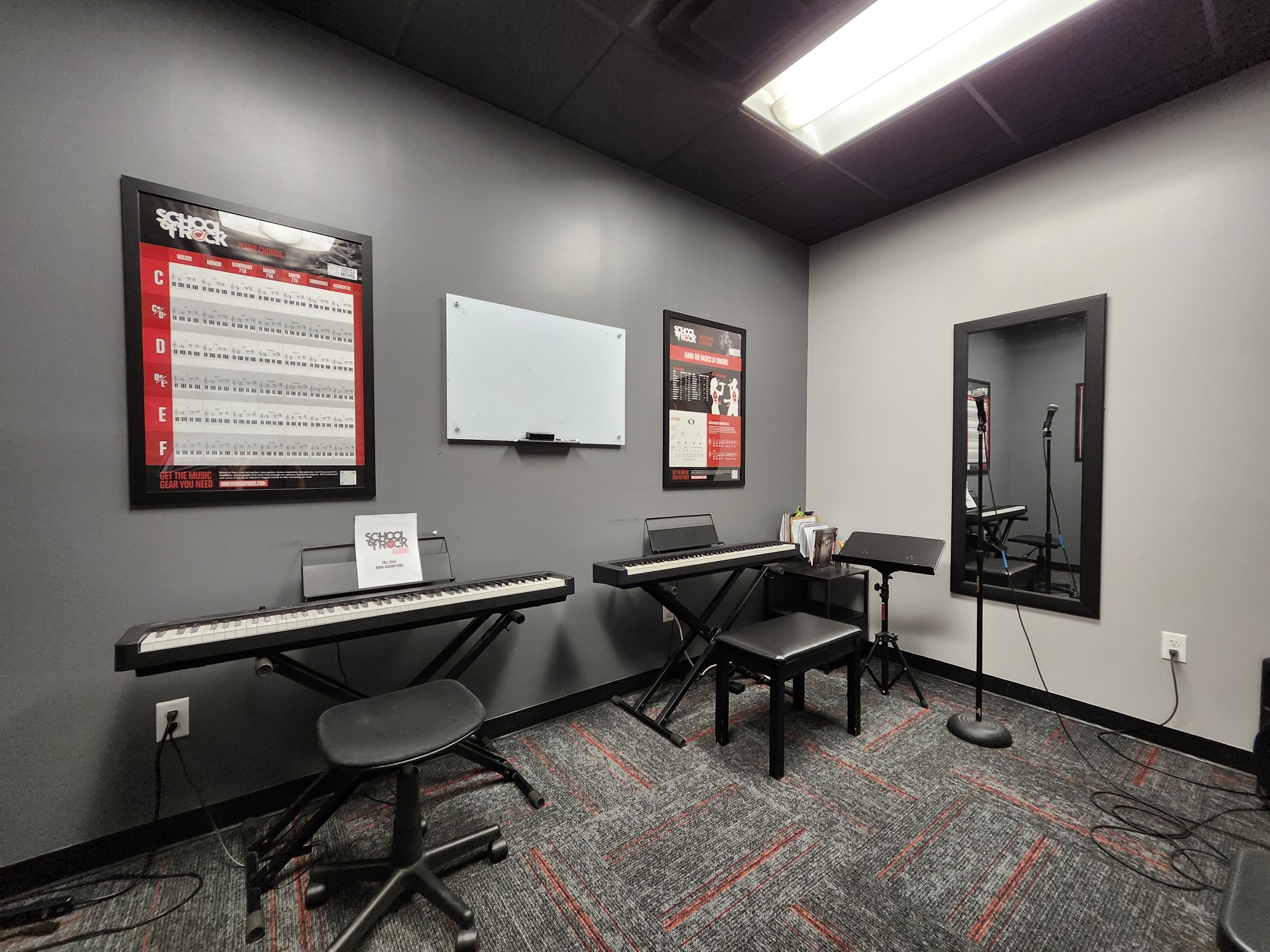 Piano and Vocal Lesson Room