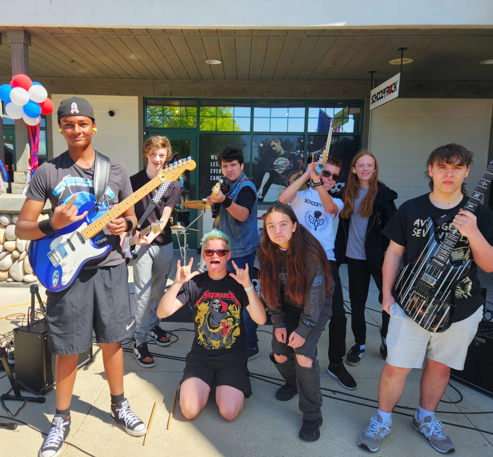 Rock out with the band