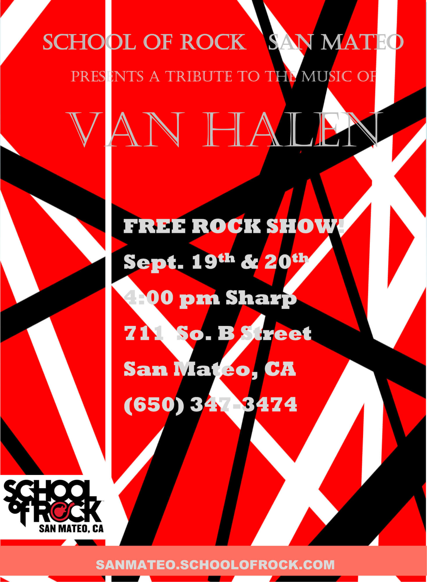 FREE ROCK SHOW Sept. 19th & 20th