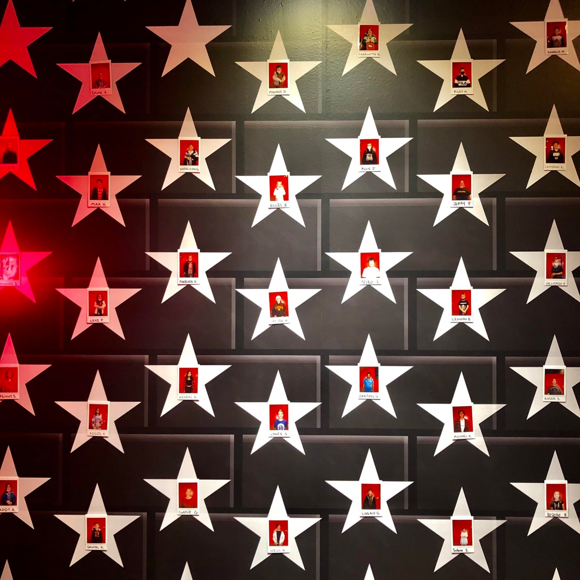 Our student STAR WALL