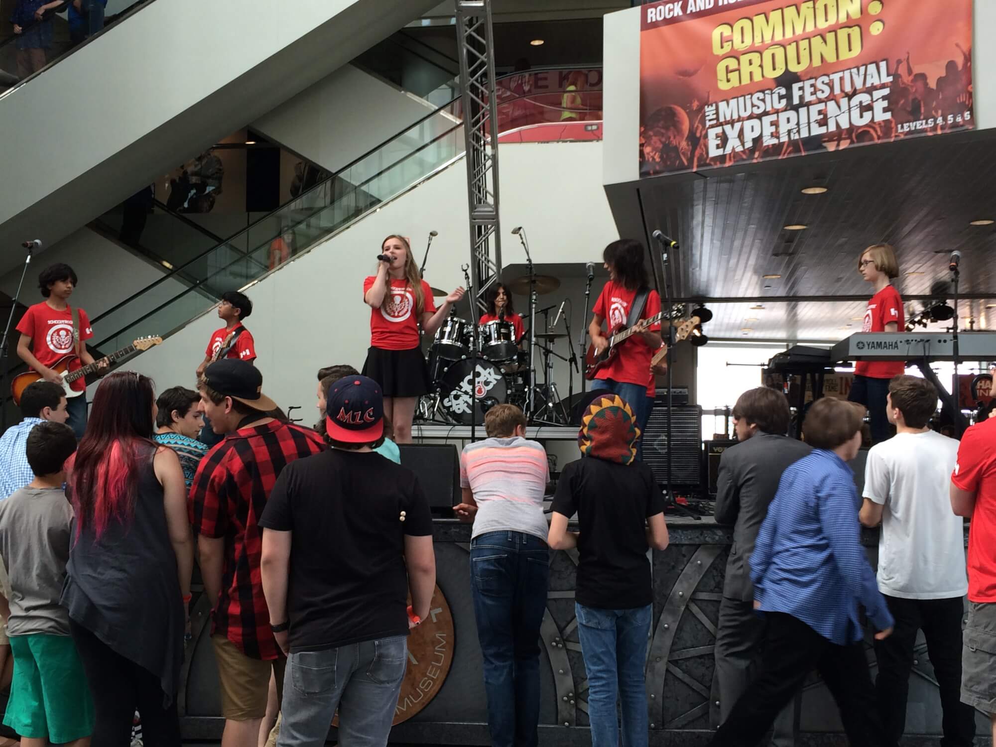 School of Rock Markham House Band playing at the Rock and Roll Hall of Fame in Cleveland!