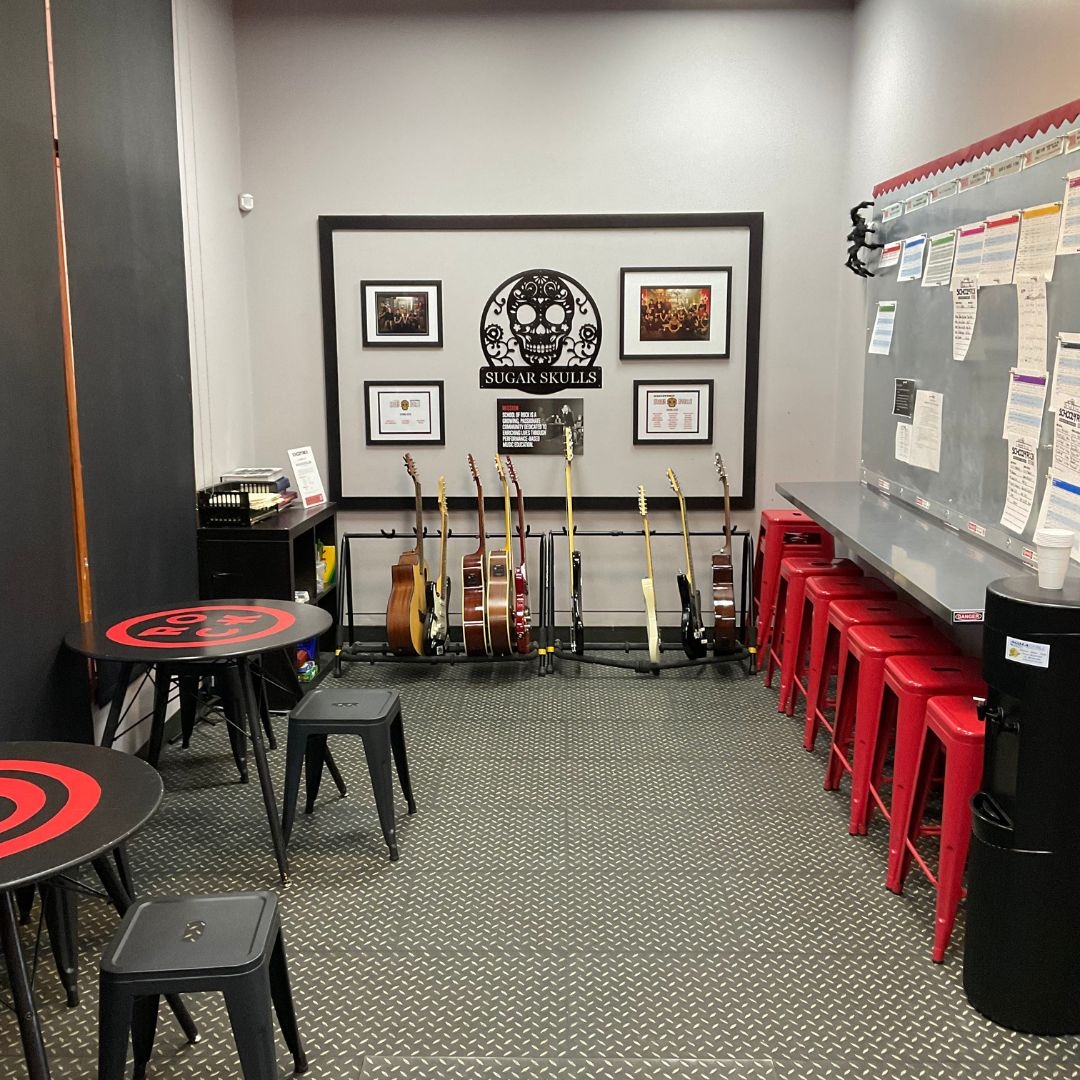 Green Room!  More spots to sit and enjoy time with our musical community!