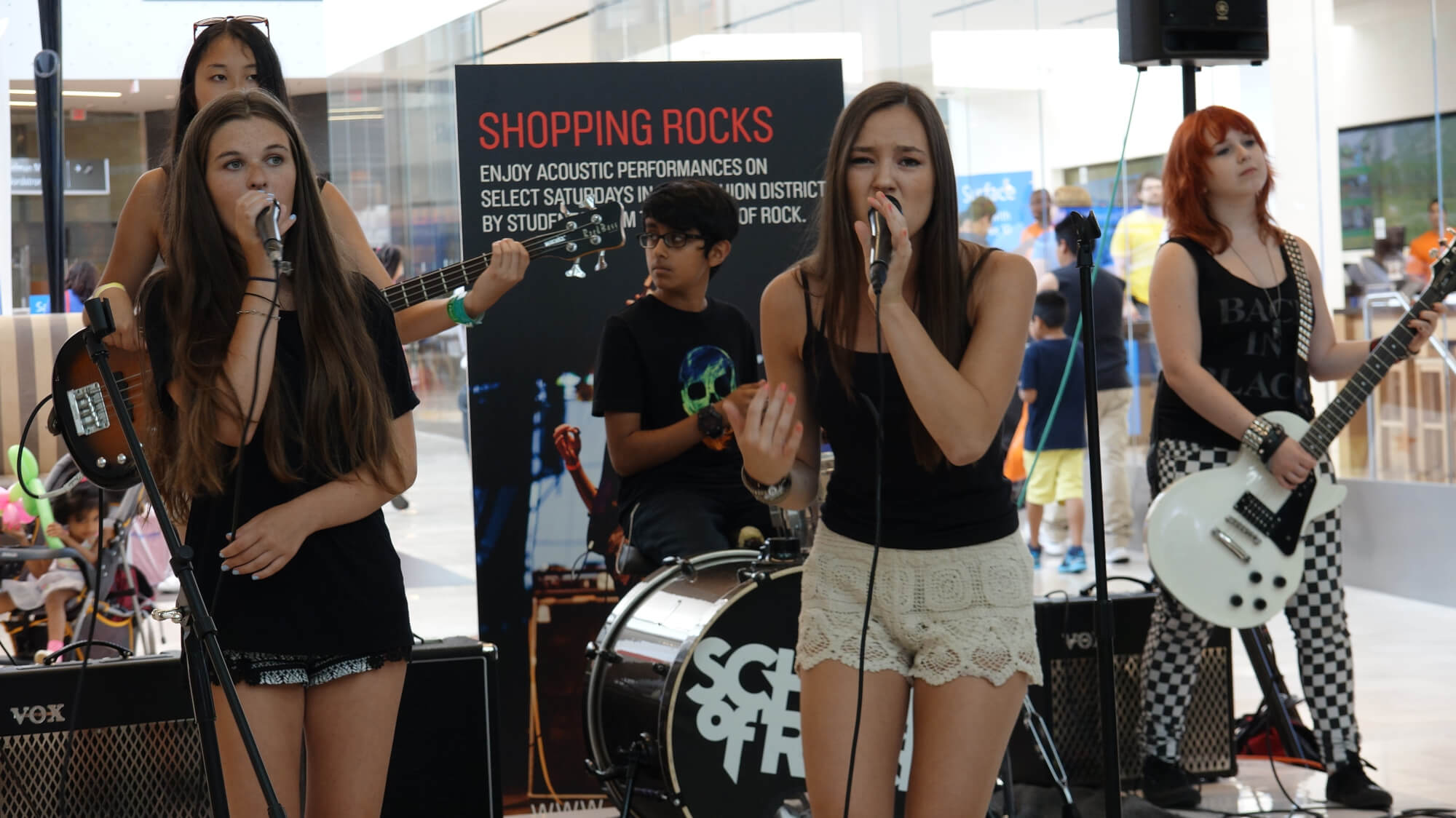 Tenafly House Band Rocks at the Mall Every Month!
