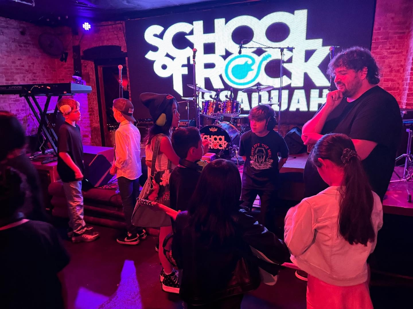 Rock 101 gathers before their show at Baba Yaga