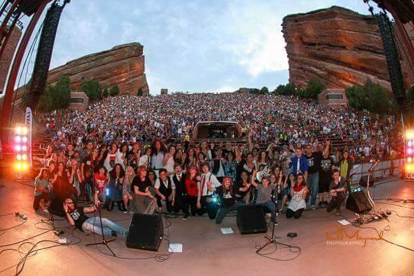 School of Rock at the infamous music venue, Red Rocks