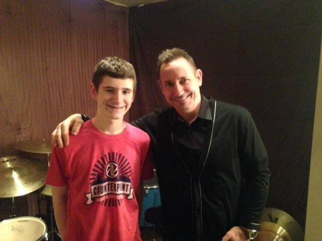Sam's private lesson with Jimmy Chamberlin!