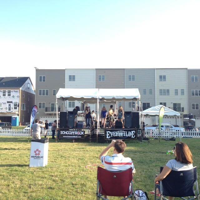 House Band Plays Rock and Roll Summer Concert series at West Broad Village