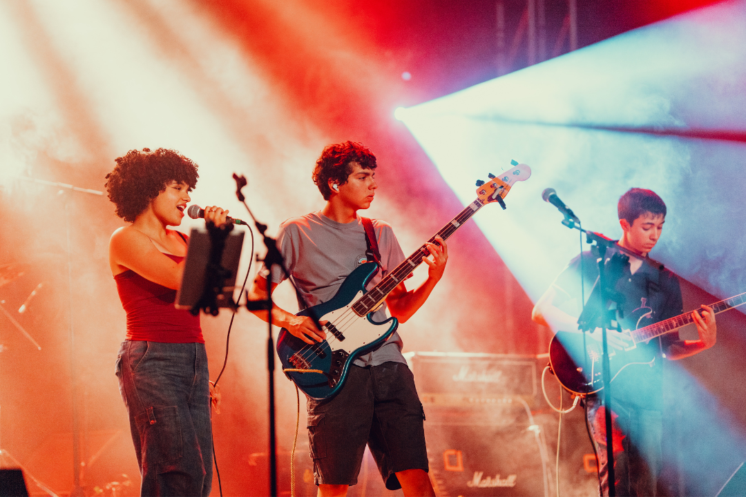 Algunos de nuestros alumnos de la House Band 2024