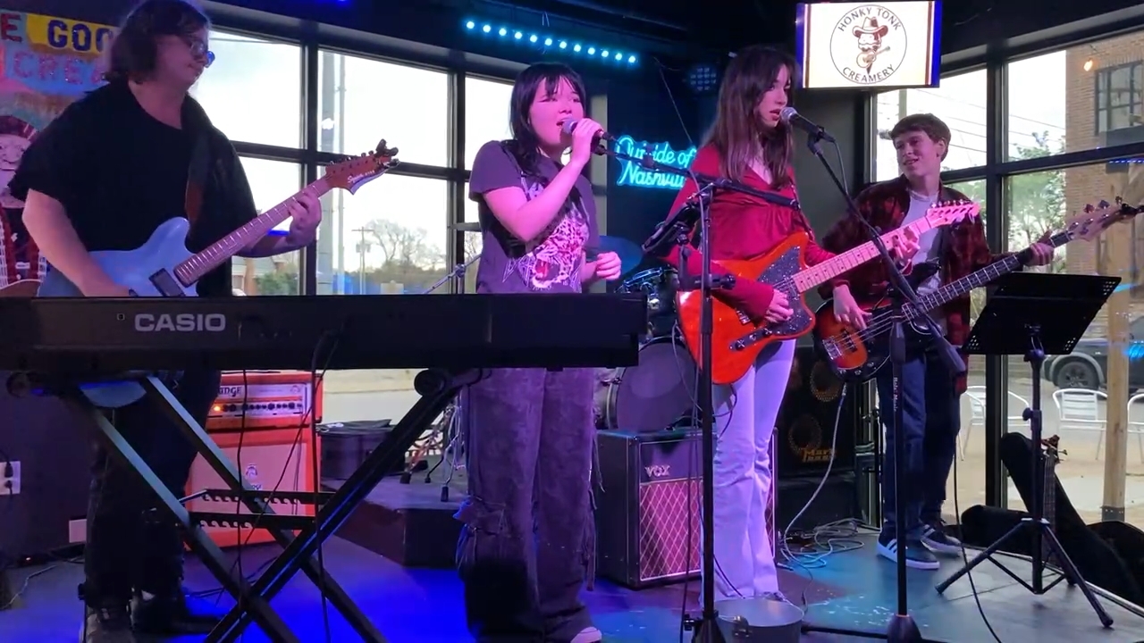 House Band at Honky Tonk Creamery, Mt. Juliet, TN. Spring 2025.