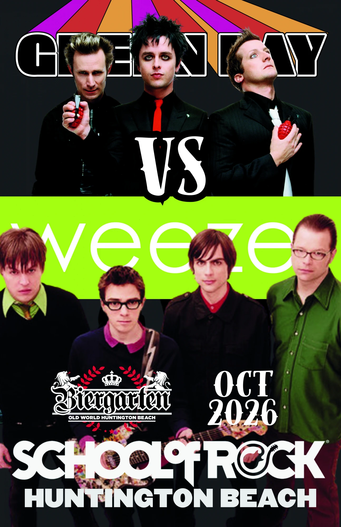Summer Season 2026 - Green Day vs Weezer