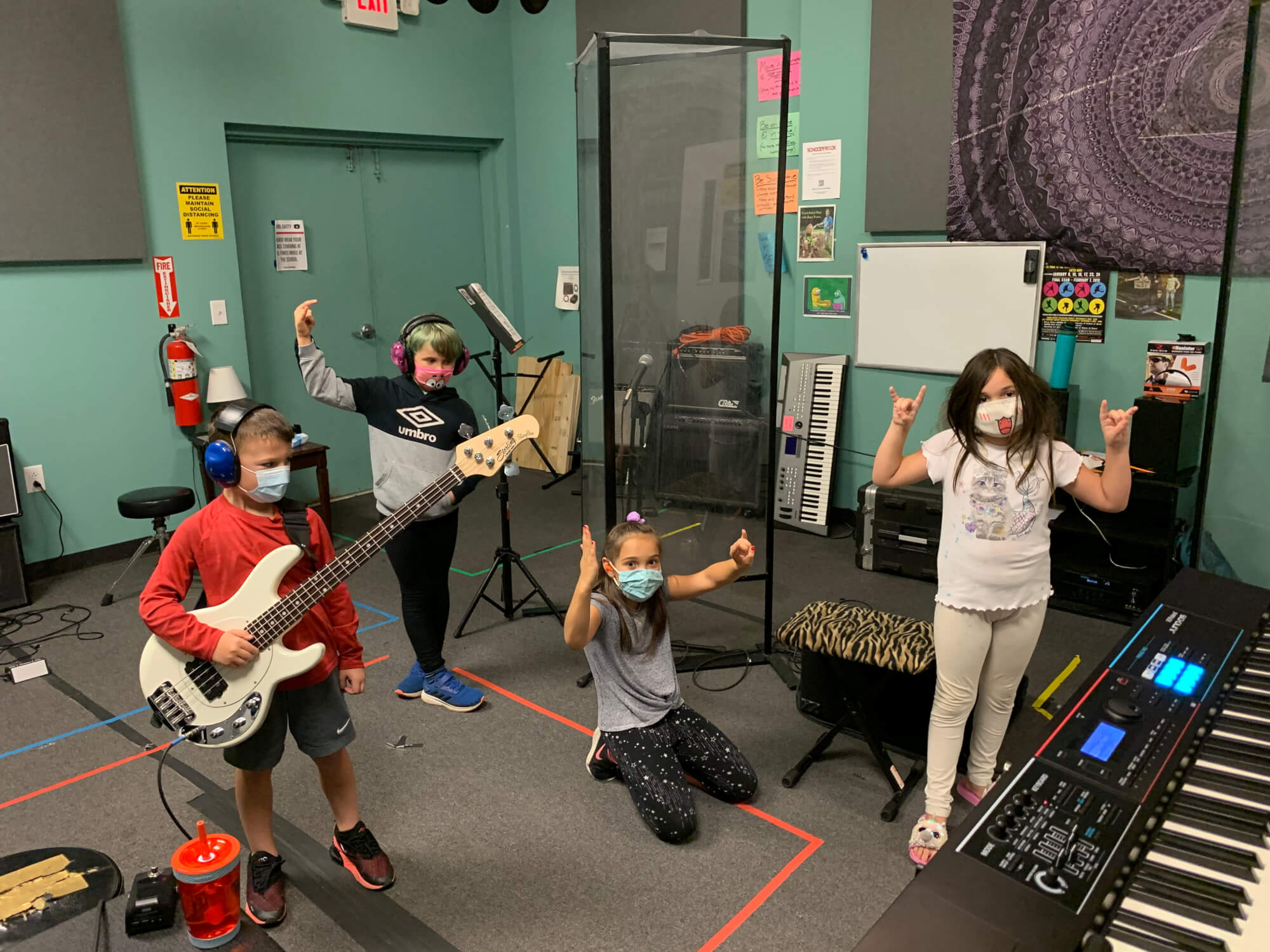 School of Rock Strongsville's class in session.
