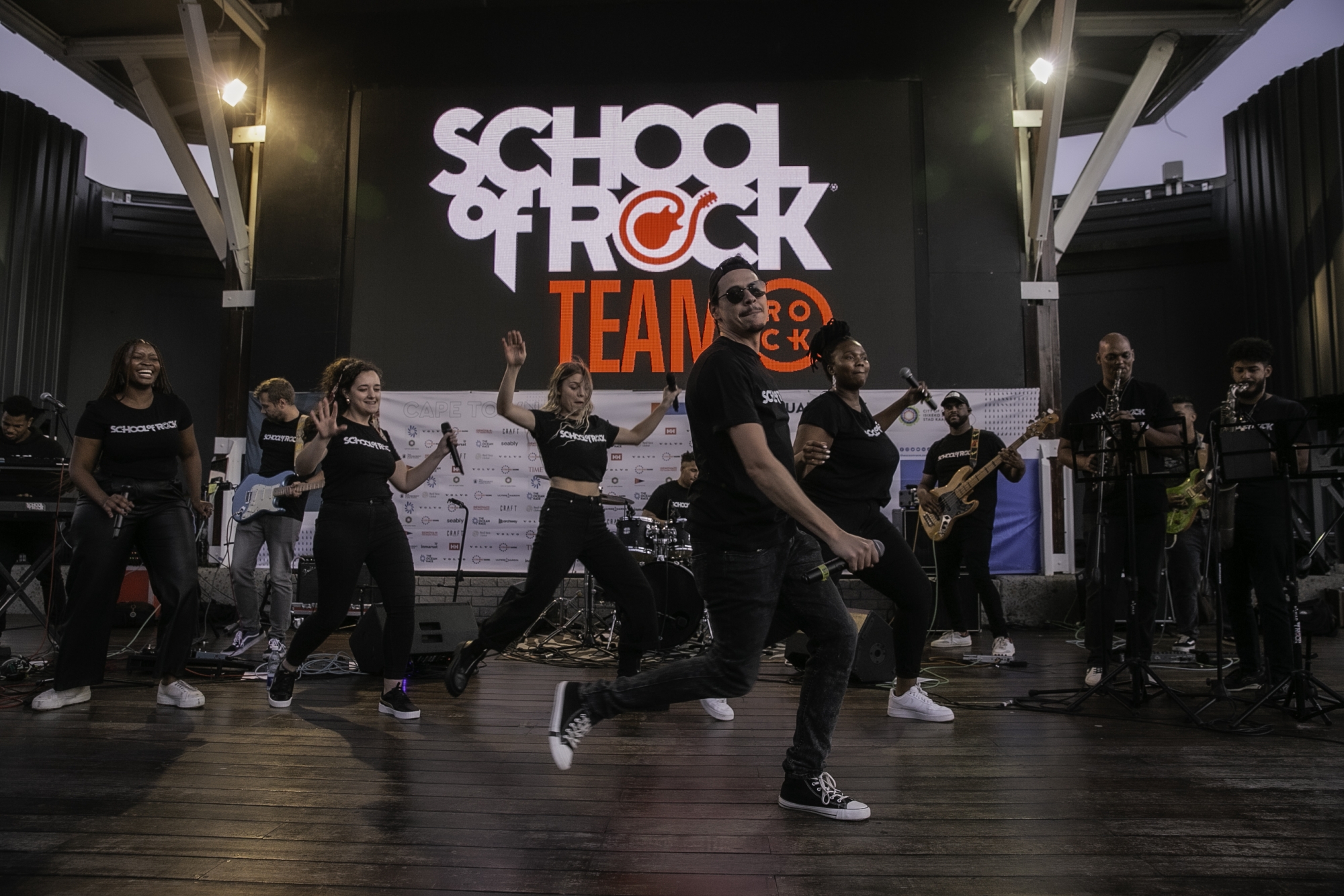 Team Rock performing at the V&A Waterfront Amphitheatre March 2023