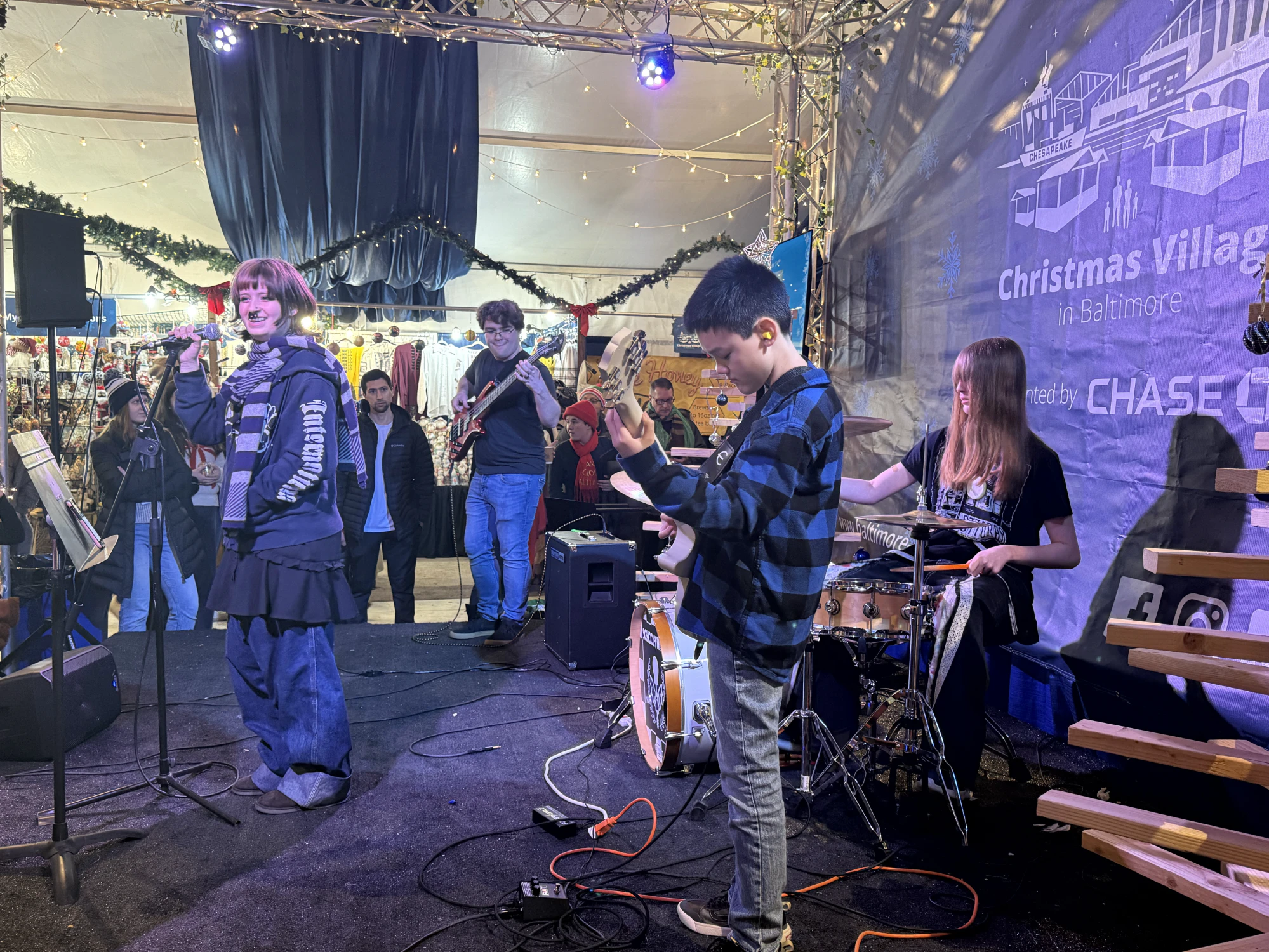SoR Towson House Band @ Xmas Village in the Inner Harbor, 2025