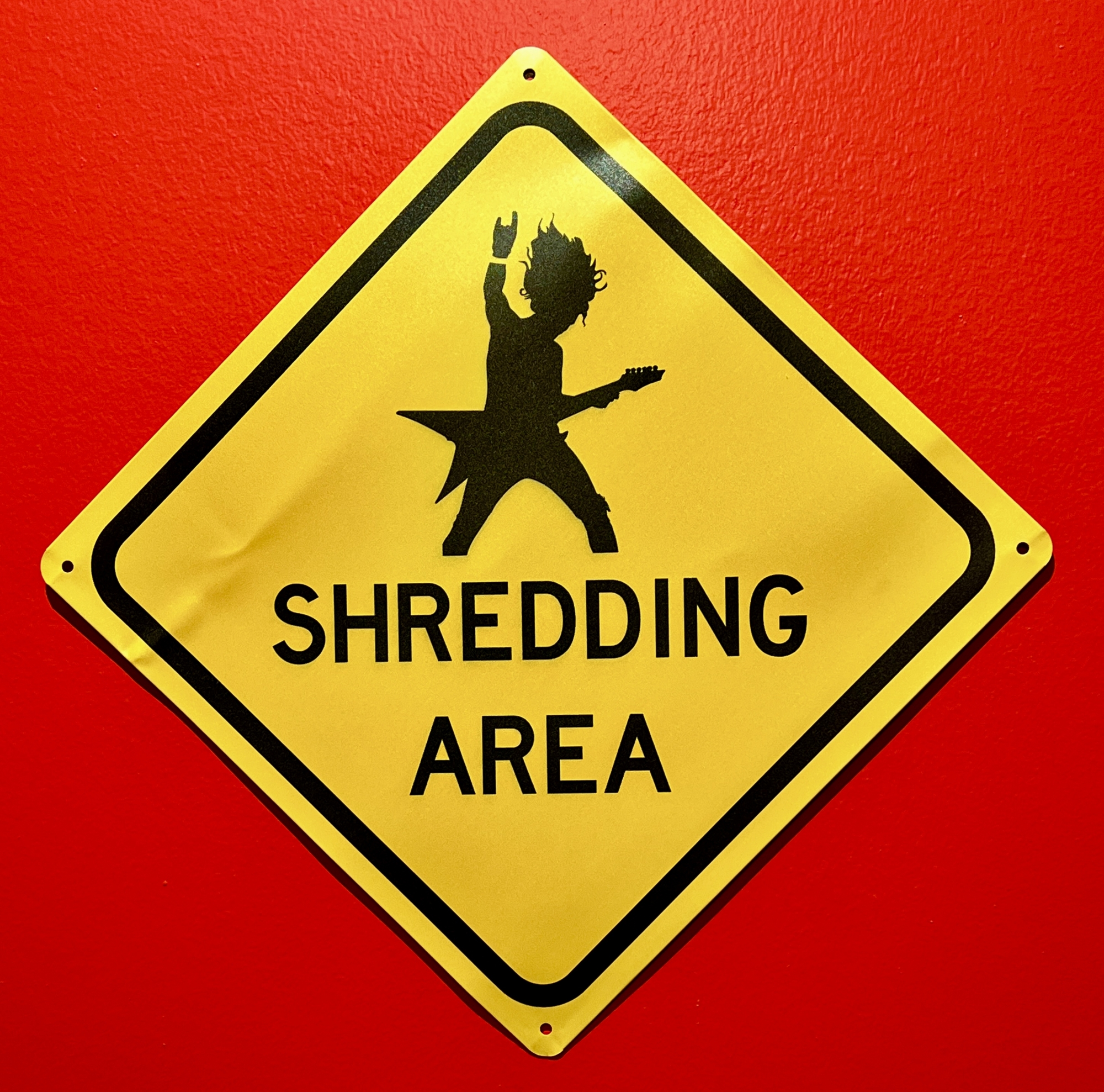 Caution: Shredding Area
