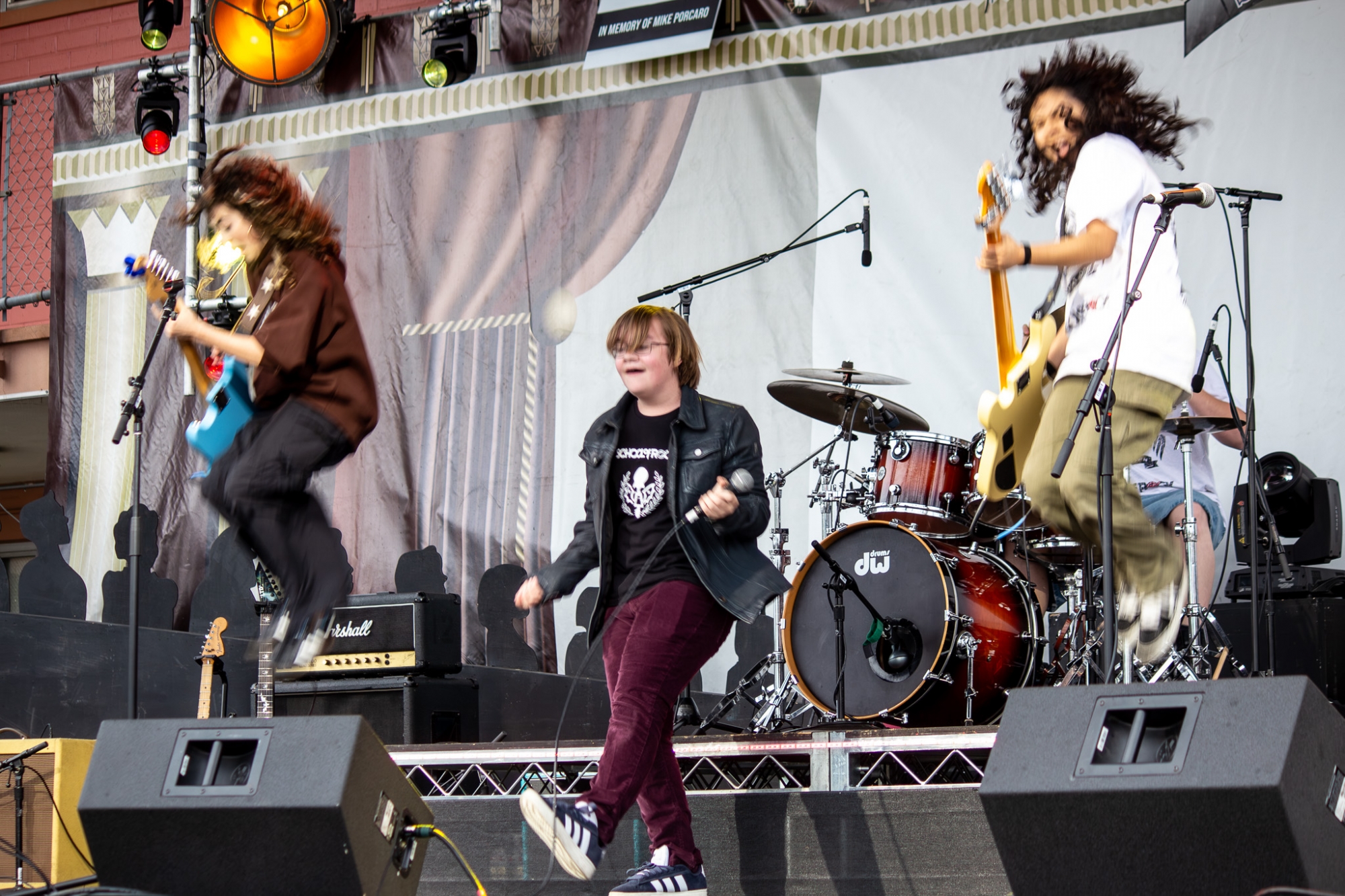 Our House Band performing at the St. Francis De Sales Church Festival in Sherman Oaks