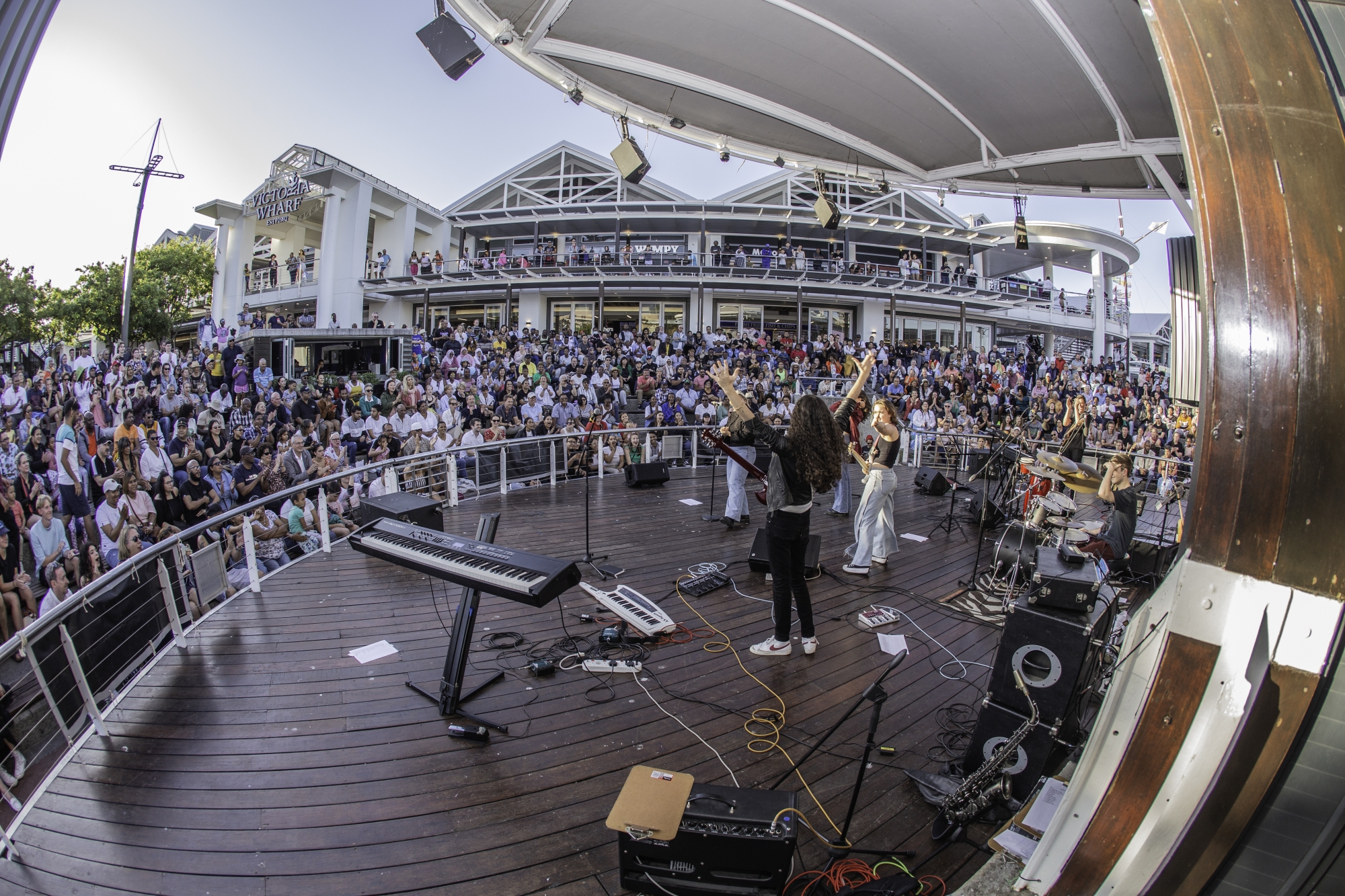 House Band performing at the V&A Waterfront Amphitheatre October 2022
