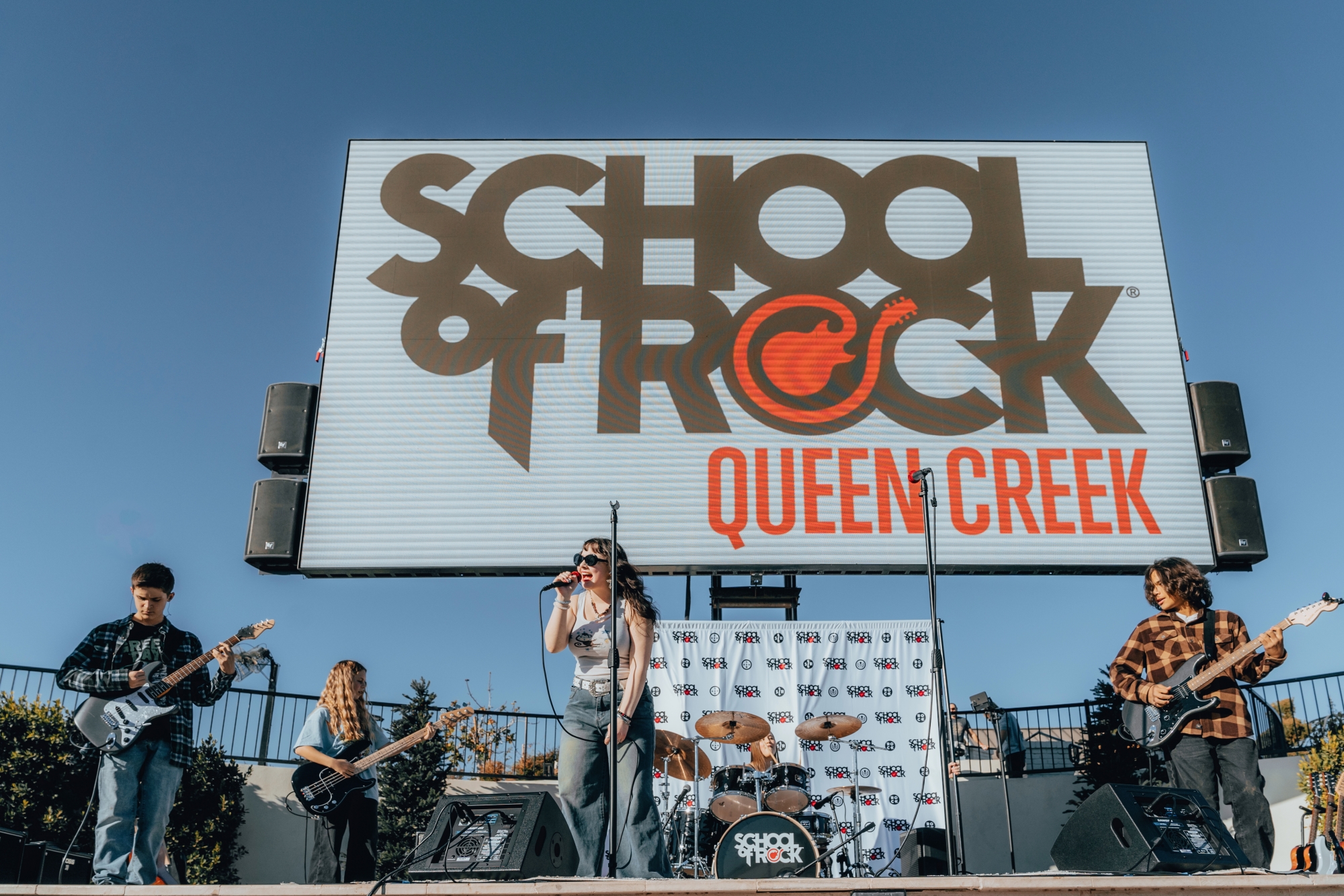 Our performances are a testament to the talent nurtured within School of Rock, showcasing the dedication and passion of our students. (Photo by Dylan Doppelmayr)