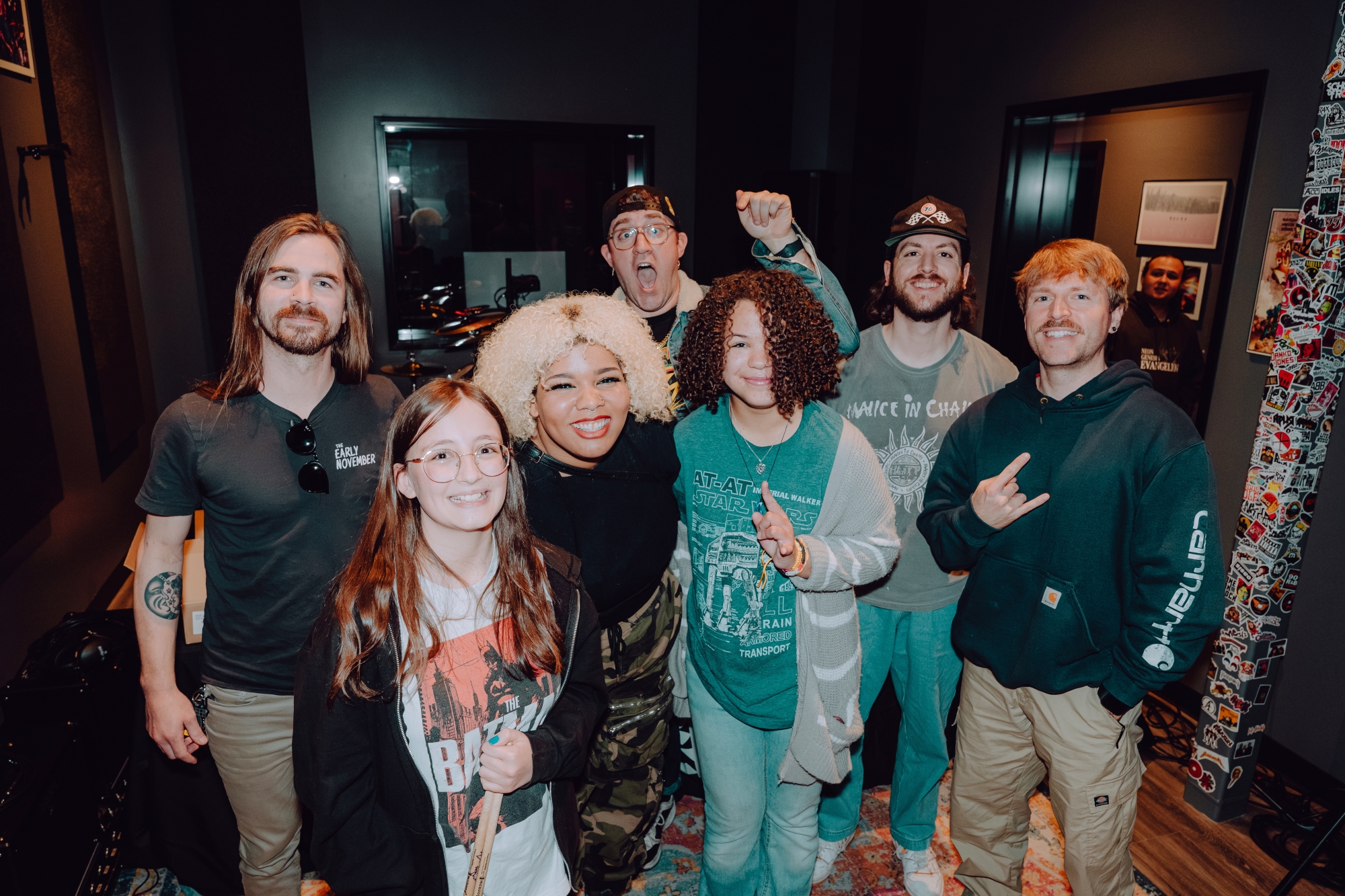 School of Rock's special events with working musicians provide students with expert guidance, improving their musical talents and setting them up for future accomplishments. (Cliffdiver meet & greet. Photo by Caitlyn McGonigal)